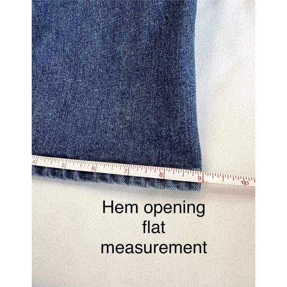 Vintage Chaps Women’s Denim Sz 8 Beaded Pockets Medium-Wash High Rise Mom Jeans - Picture 12 of 13